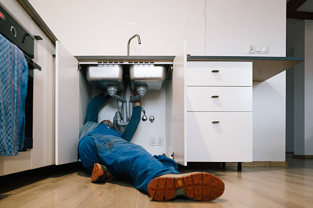 Professional Drain Cleaning technician working in Carbondale, KS